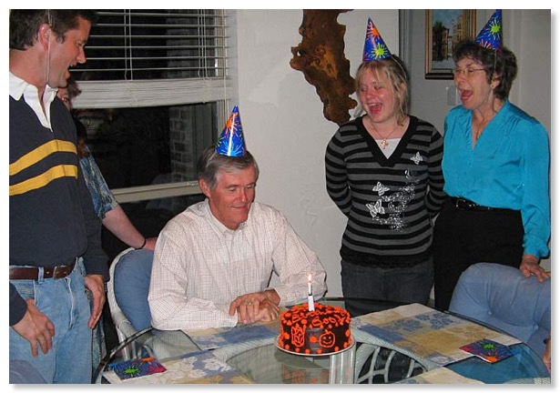 Bob at his party.