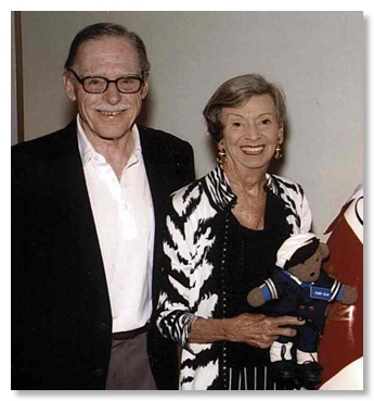 Jim and Karen Bizer with Running Bear.